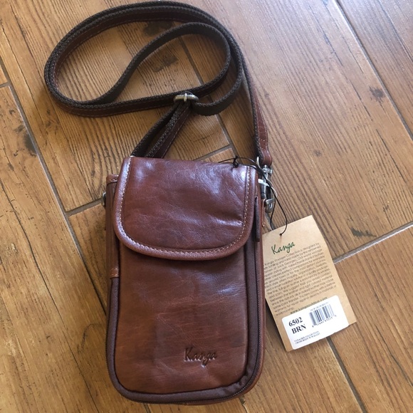 Kanga Life Other - NWT Kanga Life Leather Voyager Satchel Travel Bag